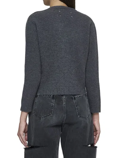 Shop Maison Margiela Sweaters In Grey