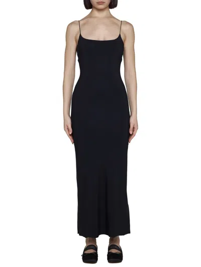 Shop Mm6 Maison Margiela Dresses In Black