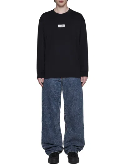 Shop Mm6 Maison Margiela Jeans In Blue