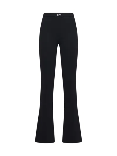 Shop Off-white Trousers In Black