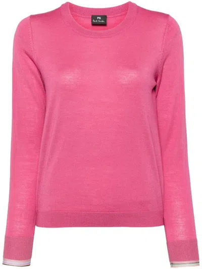 PS BY PAUL SMITH PS BY PAUL SMITH SWEATERS PINK 