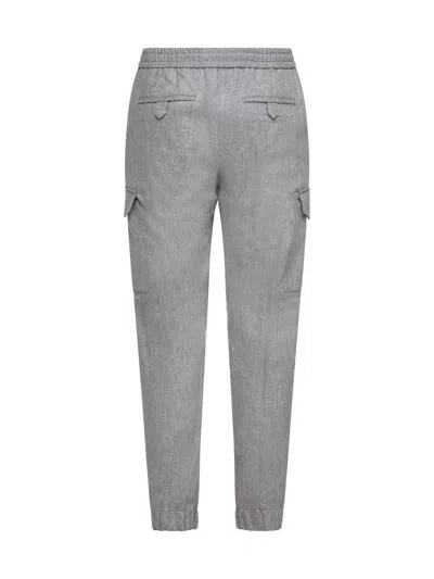 Shop Pt Torino Trousers In Grigio Azzurro