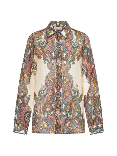 Shop Zimmermann Shirts In Multi Paisley