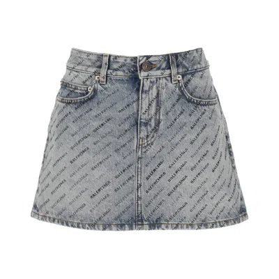 Balenciaga Women Miniskirt With Logo
