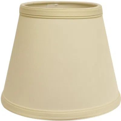 Homezia 19" Ivory Empire Slanted No Slub Lampshade