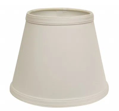 Homezia 19" White Empire Slanted No Slub Lampshade