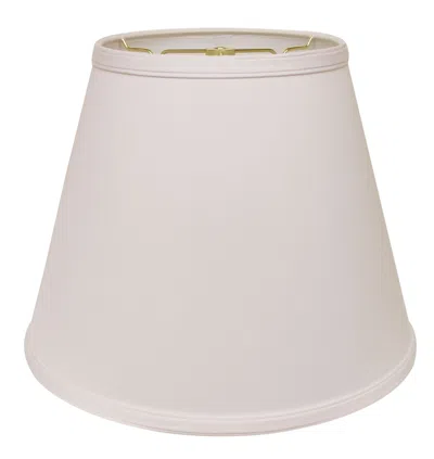 Homezia 18" White Empire Deep Slanted No Slub Lampshade