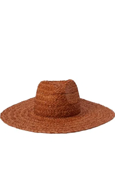 Billabong Sea Mist Straw Hat In Brick In Red