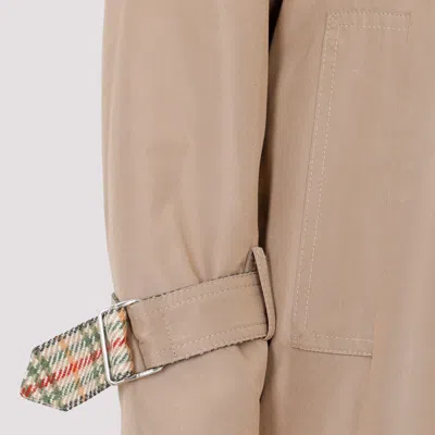 Akris Reversible Checked Wool Coat In Beige