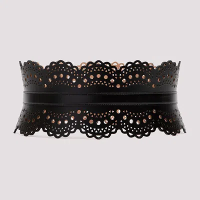 Shop Alaïa Belt In Black