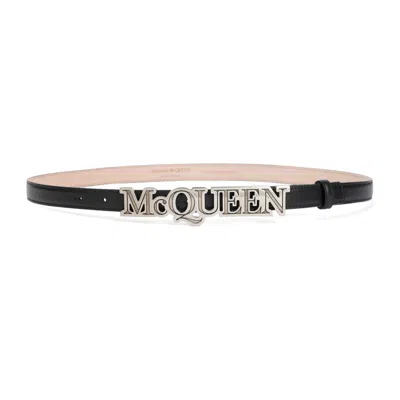 Shop Alexander Mcqueen Belt In Black