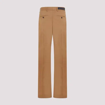 Alexander Mcqueen Men's Camera Strap Chino Pants In Beige