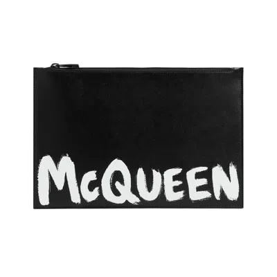 Shop Alexander Mcqueen Smallleathergoods In Black