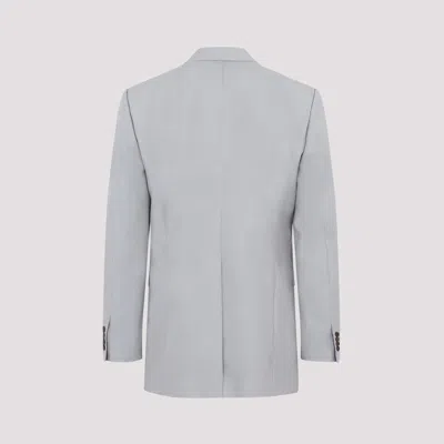 Alexander Mcqueen Wool And Mohair Blazer In Grey