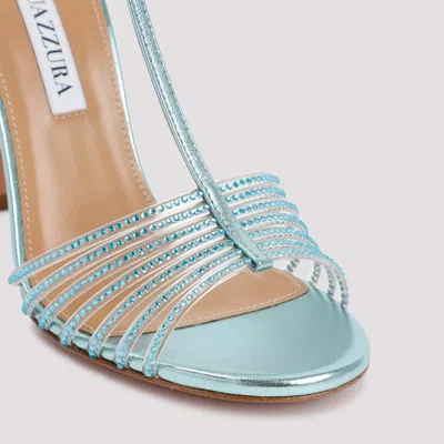 Shop Aquazzura Sandals In Blue