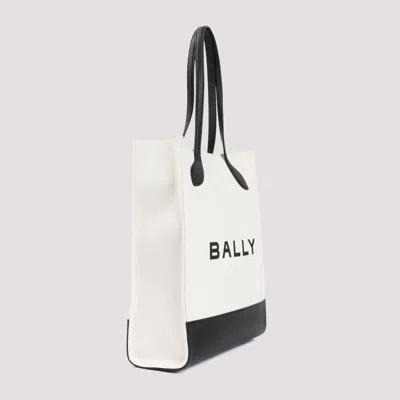 Bally Logo Tote Bag In Beige
