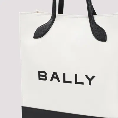 Bally Logo Tote Bag In Beige