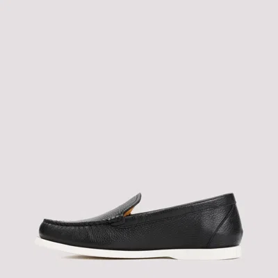 Bally Nadim Leather Loafers In Black