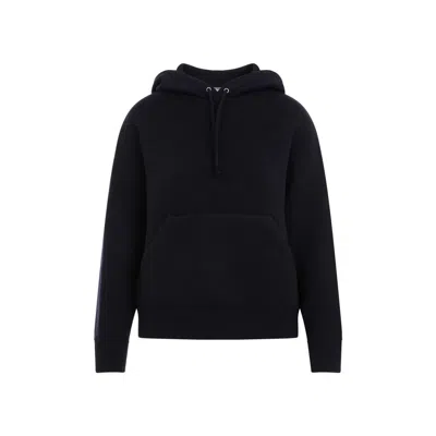 Bottega Veneta Cashmere Hooded Sweatshirt In Blue