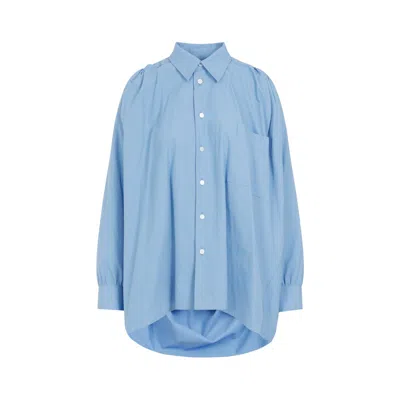 Bottega Veneta Cotton Shirt -  Admiral - 4255 Admiral In Blue