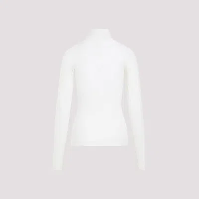 Bottega Veneta White Cotton Top In White