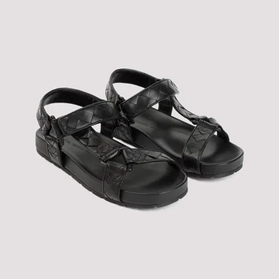 Shop Bottega Veneta Sandals In Black