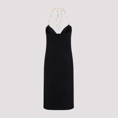 Bottega Veneta Sleeveless Midi Dress In Black