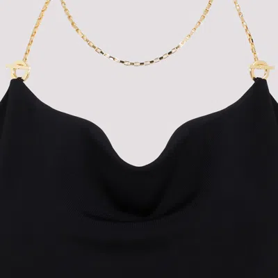 Bottega Veneta Sleeveless Midi Dress In Black