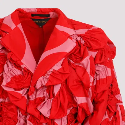 Shop Comme Des Garçons Jacket In Red