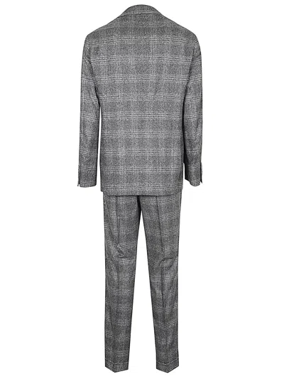 Shop Brunello Cucinelli Wool And Silk Blend Single Breasted Suit