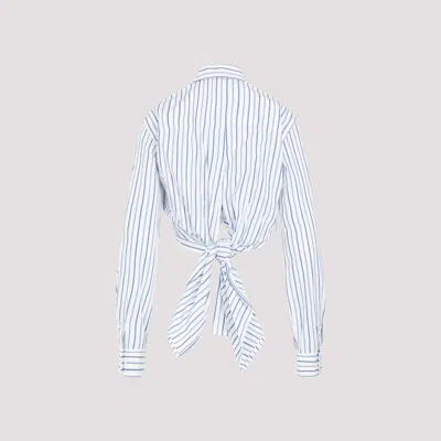 Dries Van Noten Light Blue Cotton Calbero Shirt In Blue