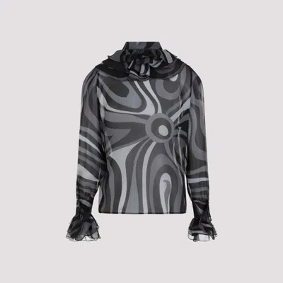 Shop Emilio Pucci Shirt In Black