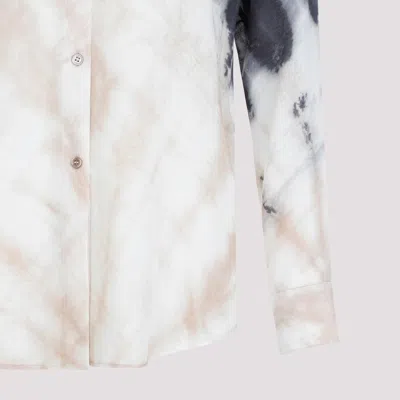 Gabriela Hearst Ferrara Tie-dye Shirt In Beige