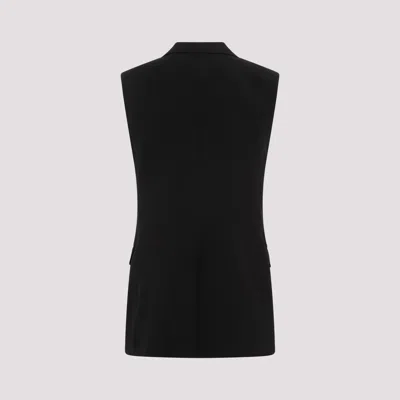Gabriela Hearst Mayte Tailored Vest In Black