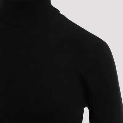 Gabriela Hearst May Turtleneck Sweater In Wool And Cashmere In Black