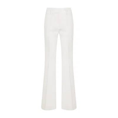 Gabriela Hearst Rhein Tailored Flared Pants In White