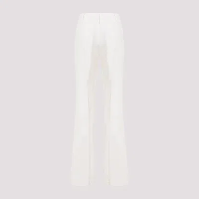 Gabriela Hearst Rhein Tailored Flared Pants In White