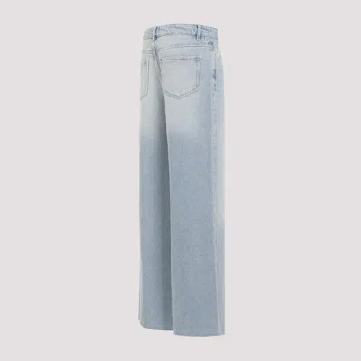 Ganni Izey Overdyead Heavy Denim Jeans In Grey