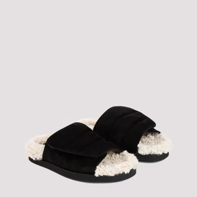 Gia Borghini Gia 3 Touch-strap Sandals In Black
