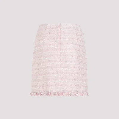 Giambattista Valli Boucle Mini Skirt Sequin Embellishments In Multicolor