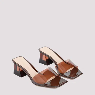 Shop Gianvito Rossi Mules In Brown