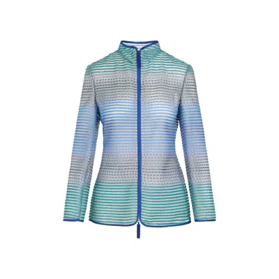 Shop Giorgio Armani Jacket In Multicolour