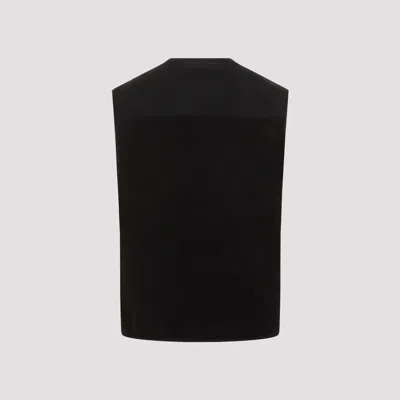 Givenchy Mix Material Vest 4g Pocket In Black