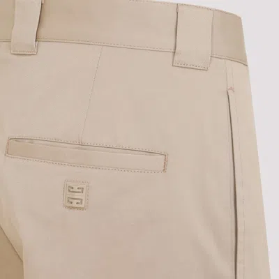 Givenchy 4g Straight Chino Pants In Beige