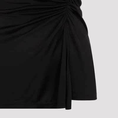 Givenchy 4g Mesh Draped Top In Black