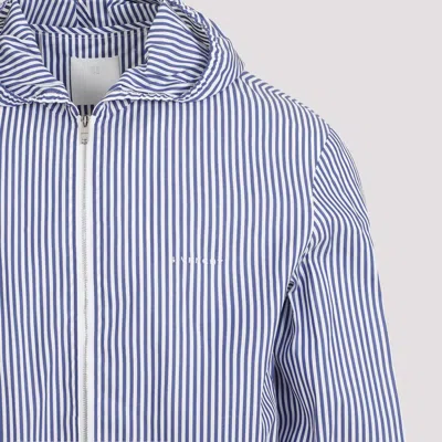 Givenchy Mini Shrunken Windbreaker Jacket For Men In Blue