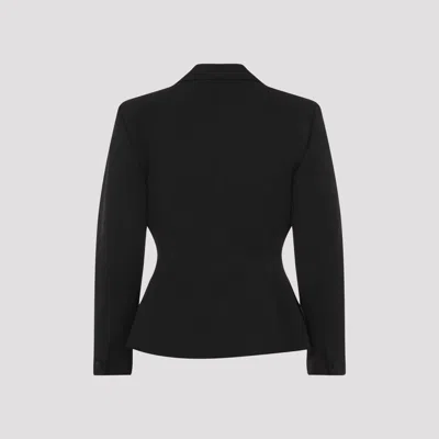 Givenchy Elegant Wool Blazer With Signature 4g Emblem In Black