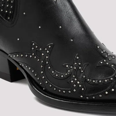 Golden Goose Debbie Beatles Ankle-length Cow Leather Boots In Black