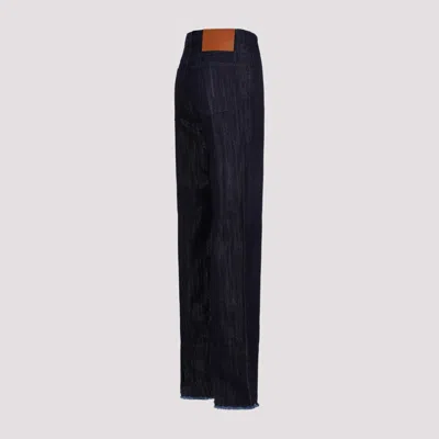 Victoria Beckham Cropped High-waist Tapered Jeans In Blue