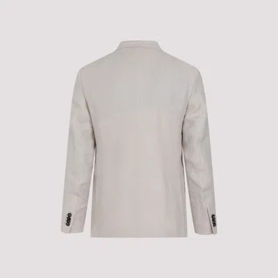 Shop Zegna Jacket In Beige